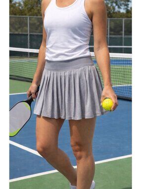 Kyodan Women’s Gray Skort Pleated Size XL Tennis Pickleball